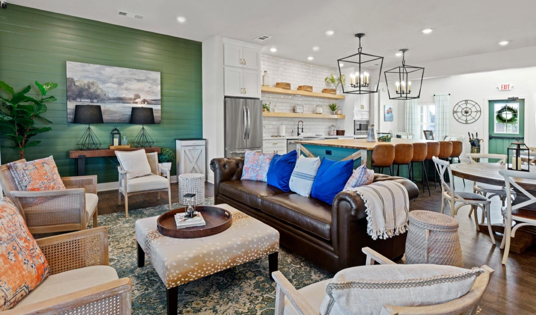 Find your perfect fit at Hardy Springs a living room with a couch and chairs