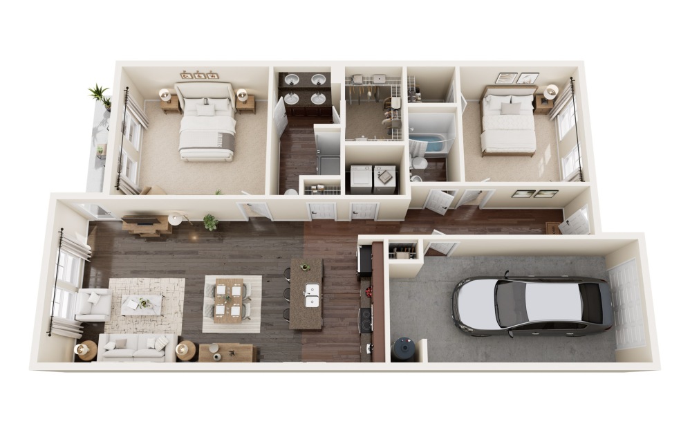 1231 square feet