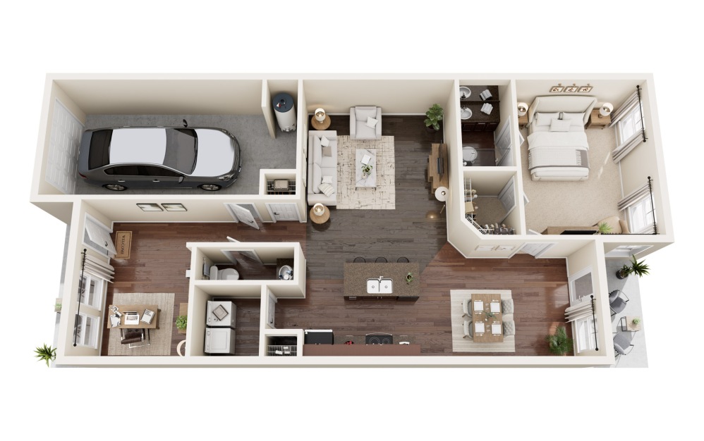 1064 Sq Ft