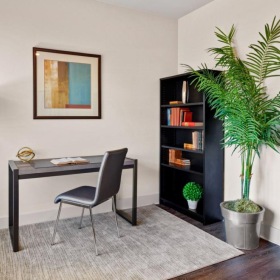 The essence of exceptional living a room with a chair and a plant in it