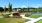 a beautiful garden in front of a house
